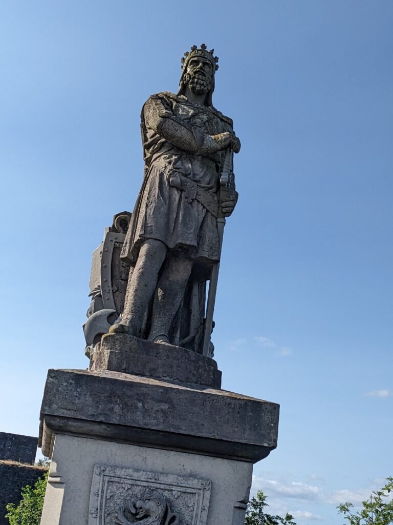 Statue of King Robert the Bruce at Stirling Castle