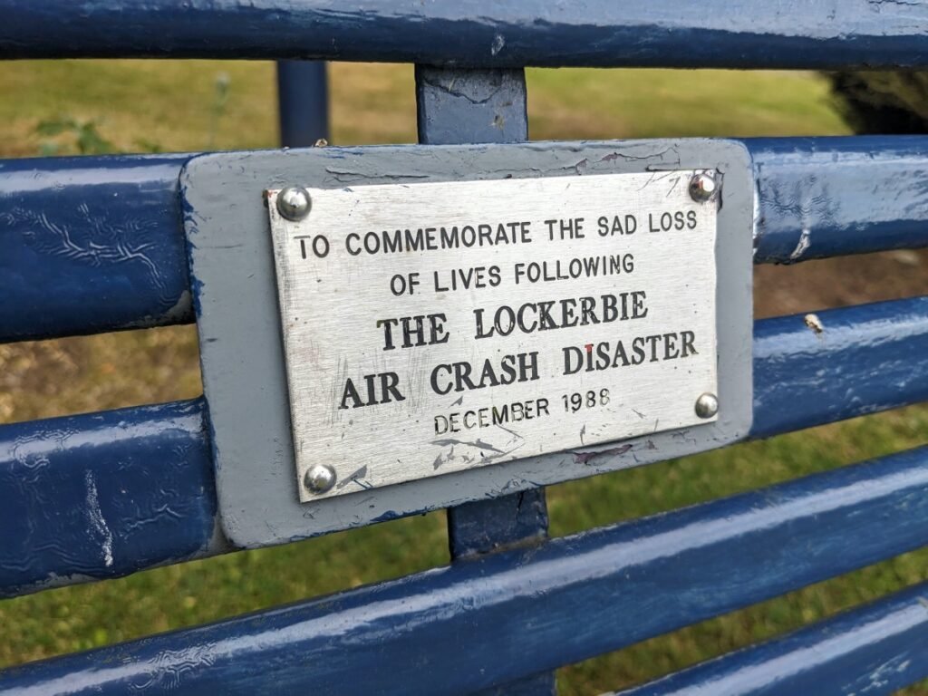 Inscription at Lockerbie